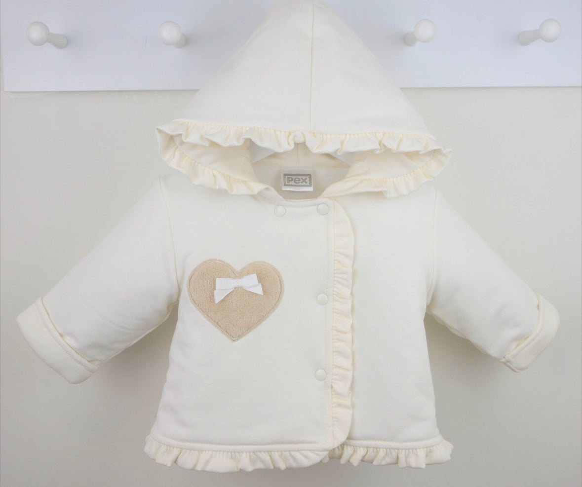 Pex Ivory Heart Portia Jacket