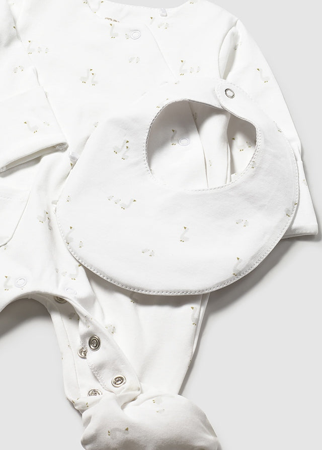 Mayoral Swan Sleepsuit Set