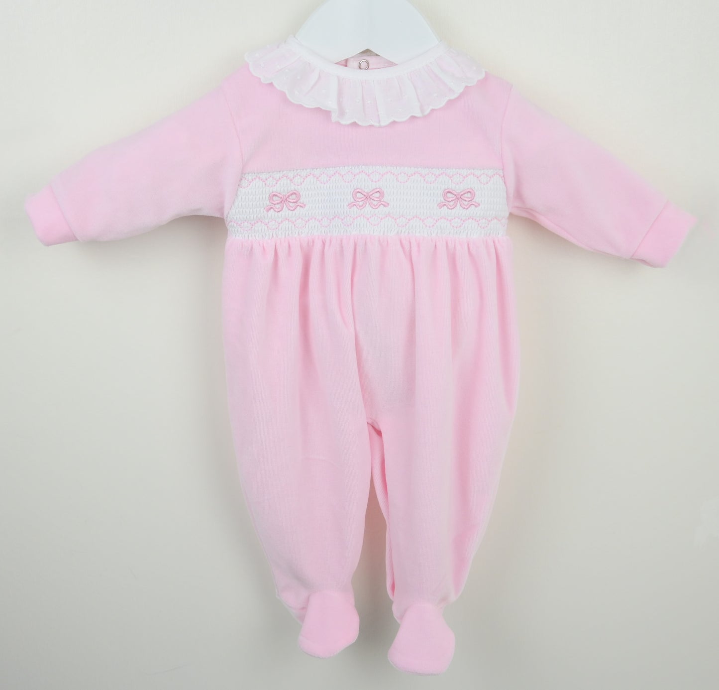 Pex Pink Bow Sleepsuit