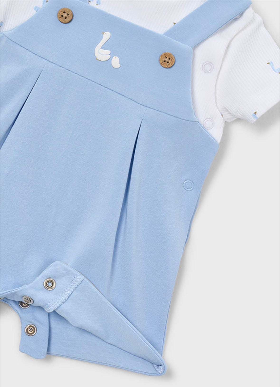 Mayoral Blue Swan Romper