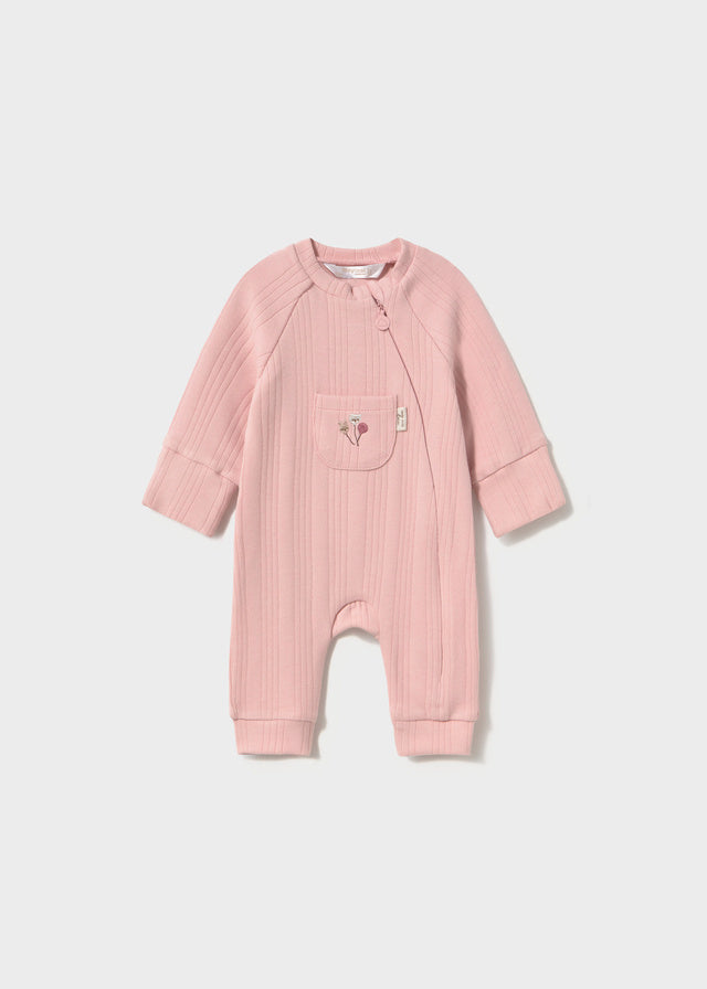 Mayoral Pink Balloon Onesie Ribbed