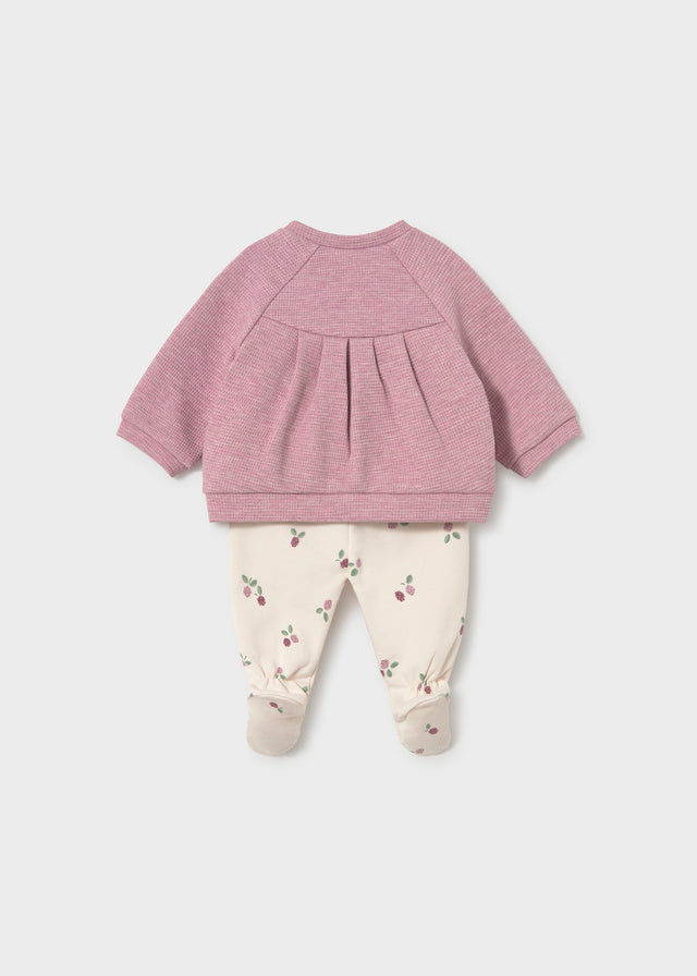 Mayoral Pink Floral Set