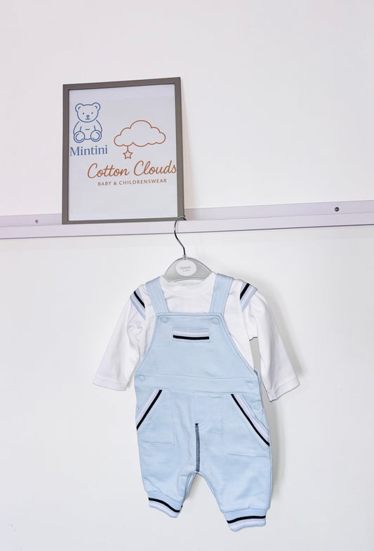 Mintini Contrast Dungaree Set AW25