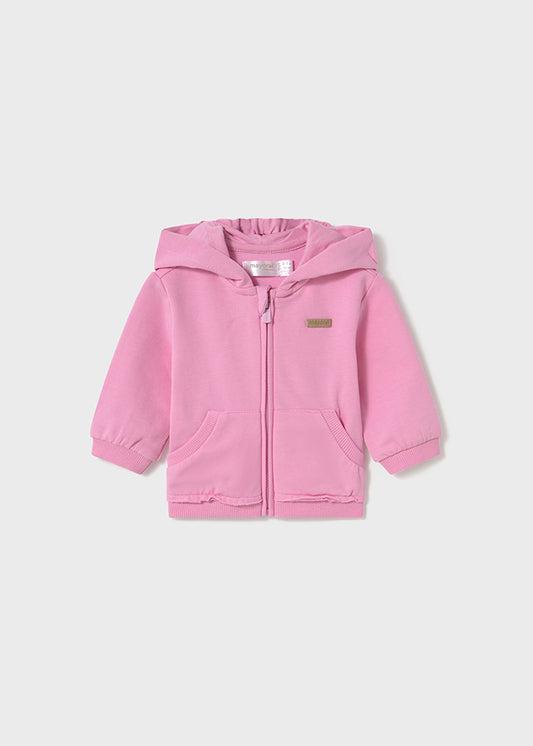 Mayoral Bubblegum Pink Fleece Pullover