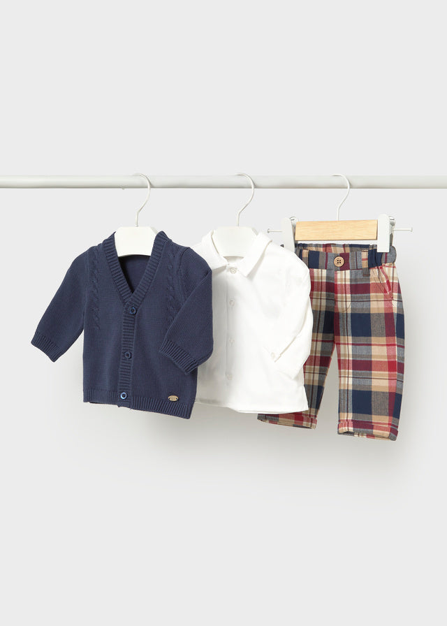 Mayoral Tartan Trouser Outfit