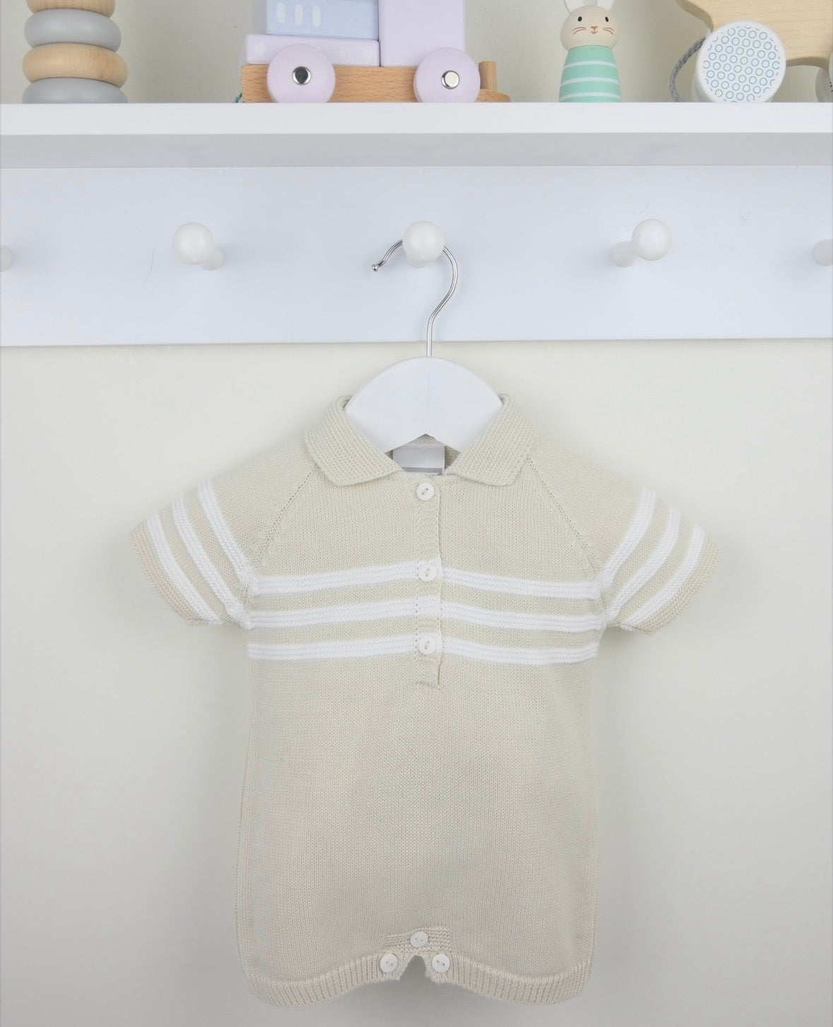 Pex Mateo Beige Romper
