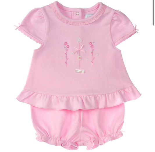 Amore Pink Bloomer Set