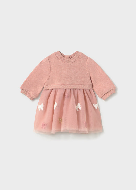 Mayoral Pink Bow Dress