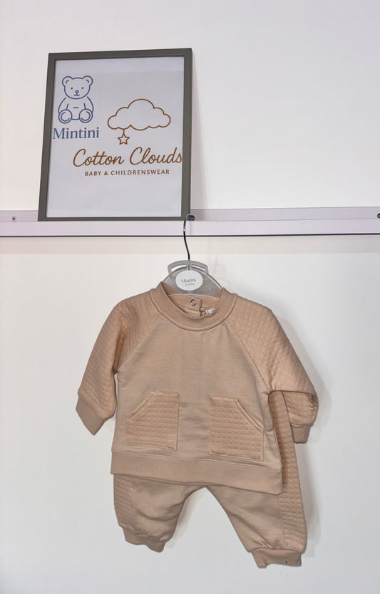 Mintini Beige Jogsuit AW25