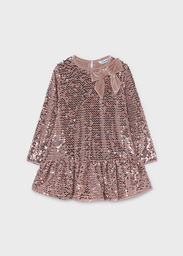 Mayoral Pink Sequin Dress