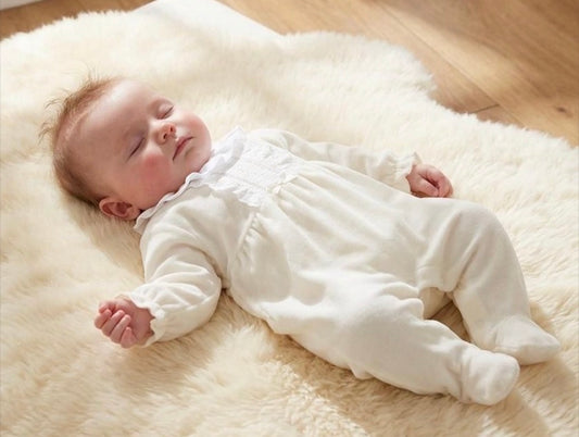 Hannah Pex Ivory Sleepsuit