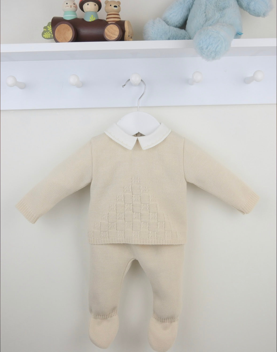 Pex Beige Bertie Trouser Suit