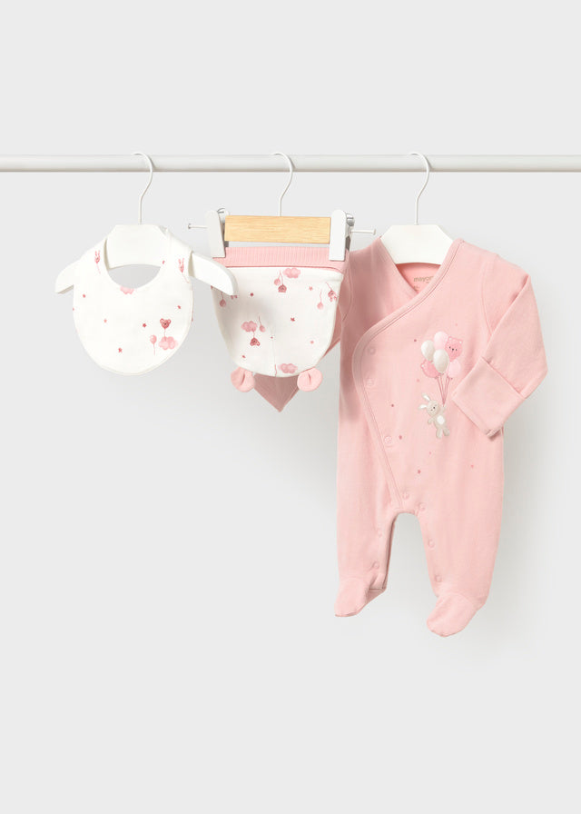 Mayoral Pink Balloon 3 Piece Set
