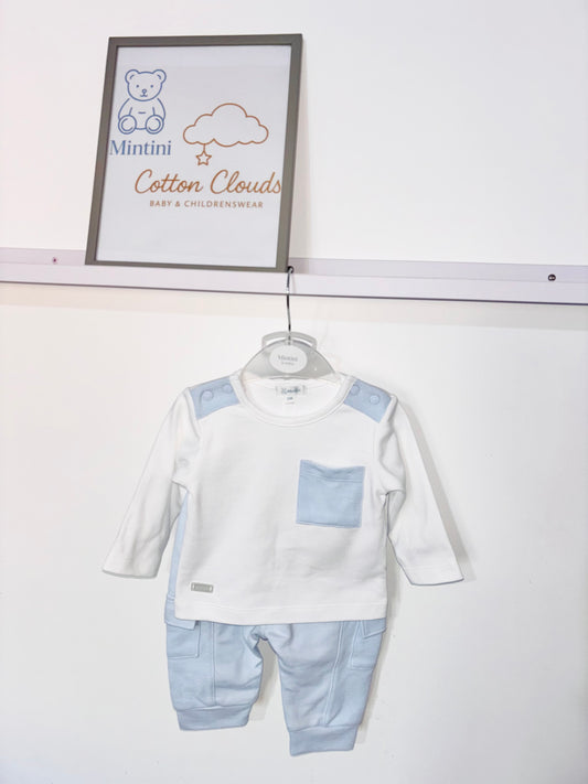 Mintini Blue White AW25 Jogset