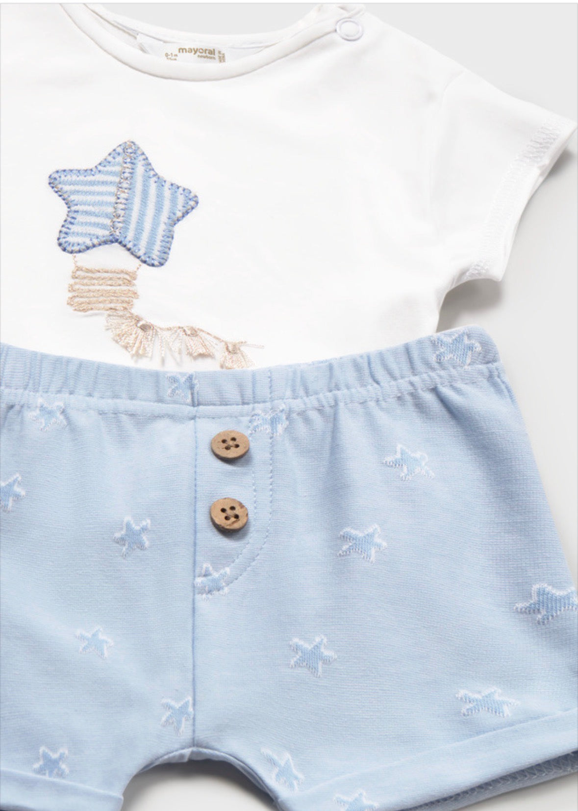 Mayoral Blue Star Shorts Two Pack