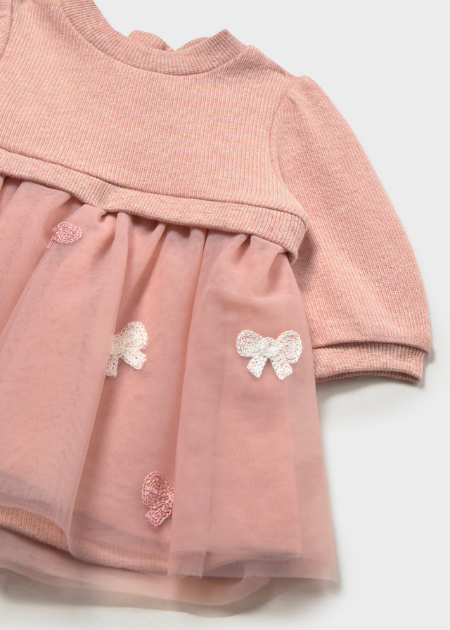 Mayoral Pink Bow Dress