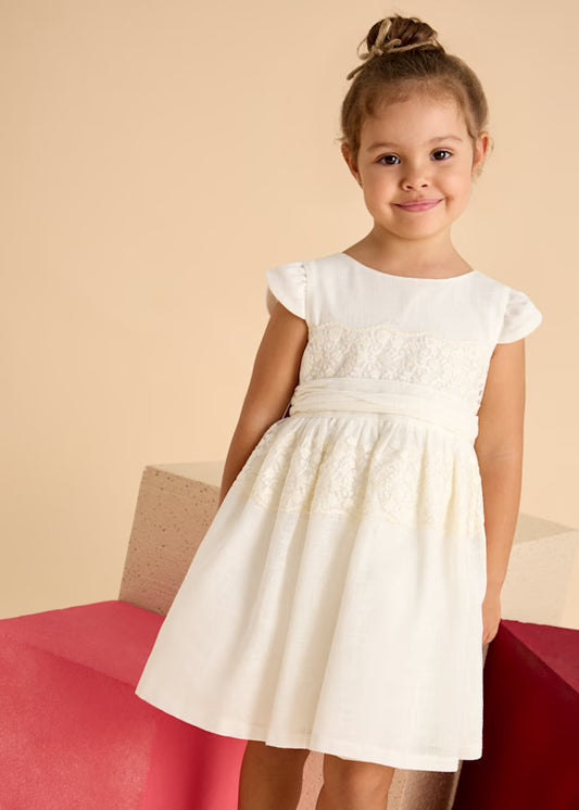 Mayoral Cream Dress