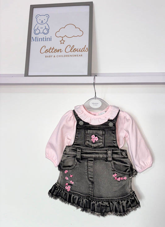Mintini Denim Pinafore Set AW25