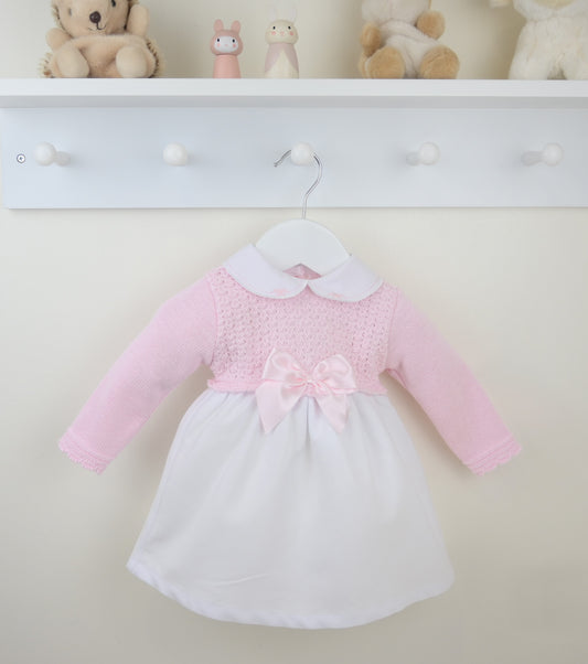 Pex Pink White Dress