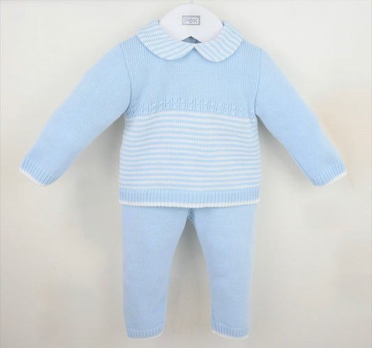 Pex Blue Marshall Knitted Outfit