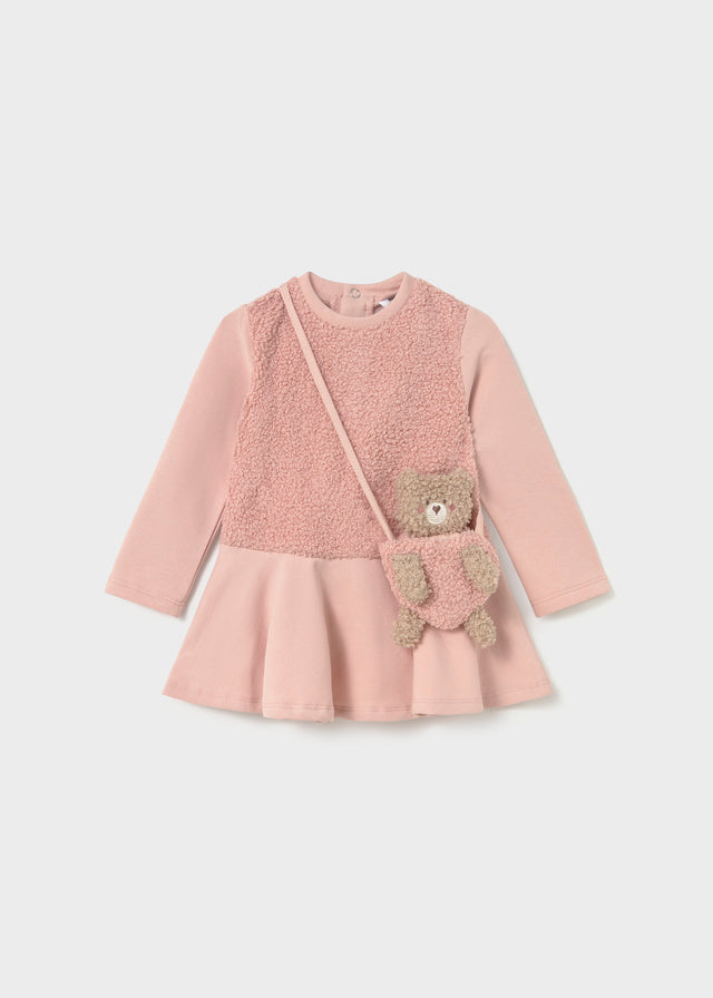 Mayoral Bear Dress & Bag
