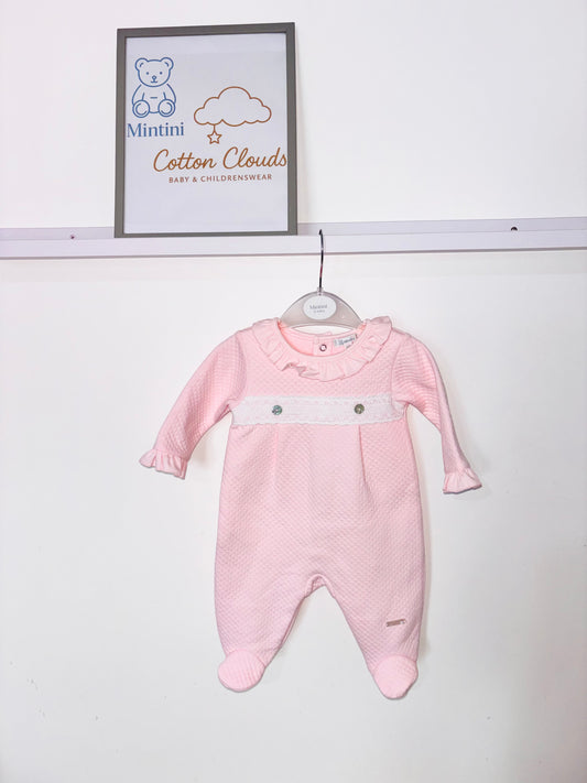 Mintini Frill Pink Onesie AW25