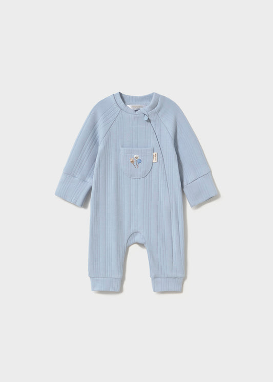 Mayoral Blue Balloon Onesie Ribbed