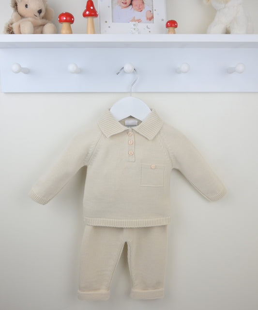 Preorder Pex Beige Louis Knitted Outfit