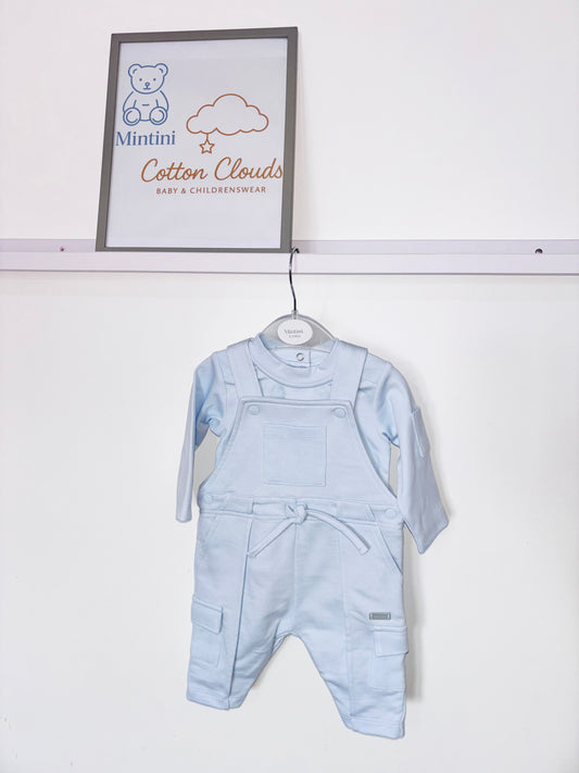 Mintini All Blue Dungaree Set AW25