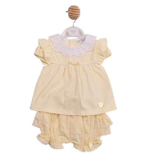 Mintini Lemon Frill Jam Pants Set