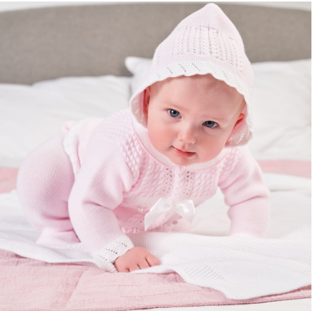 Dandelion Pink Pearl Knitted Outfit