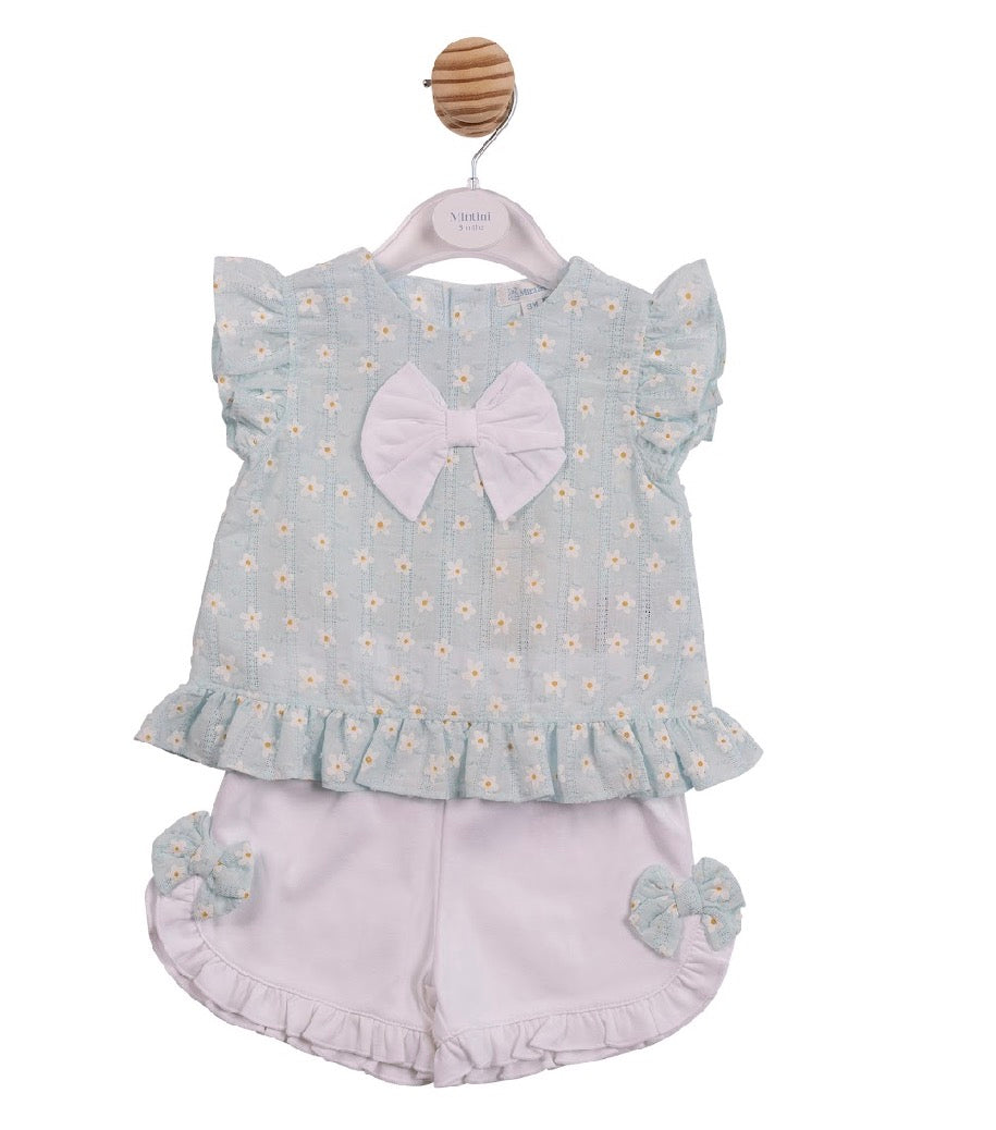 Mintini Floral Tunic & Shorts Set