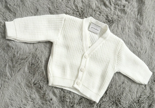 Dandelion White Cardigan