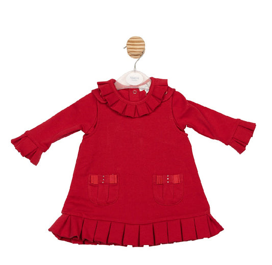 Mintini Red Pinafore Set