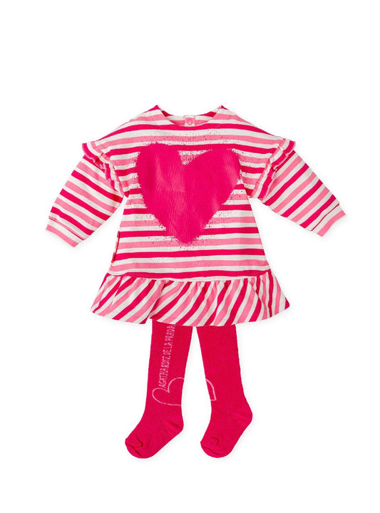 Agatha Ruiz Heart Dress & Tights