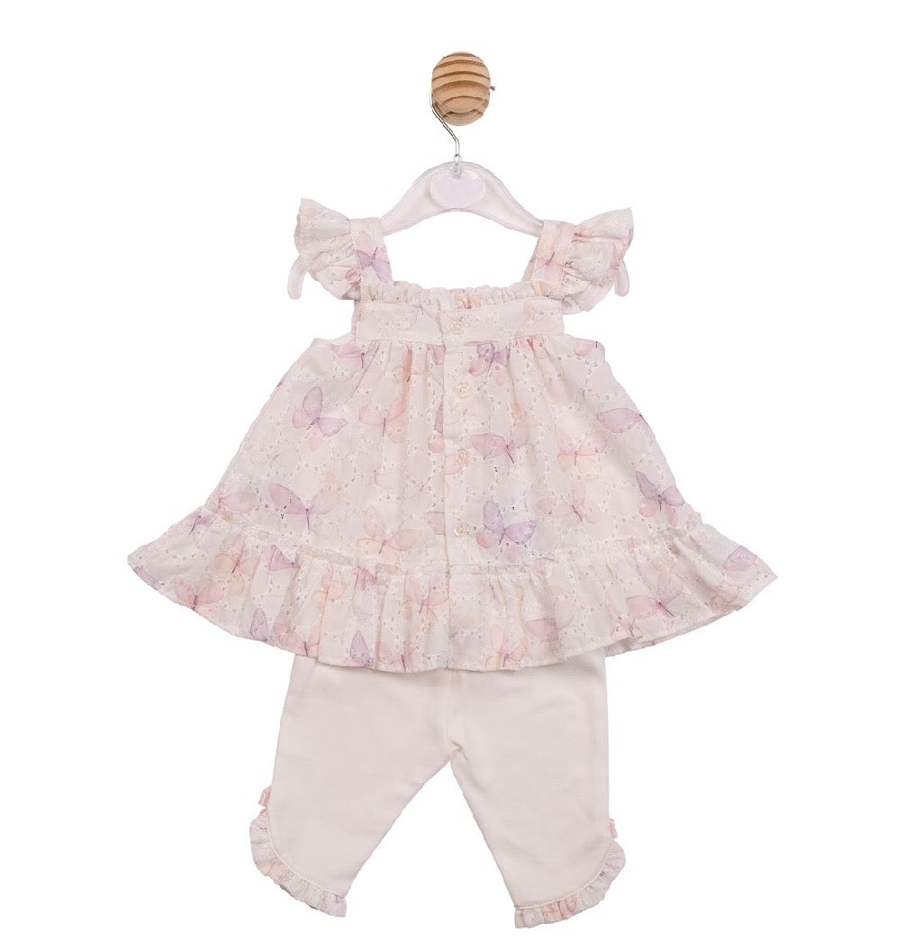 Mintini White Tunic & Legging Set