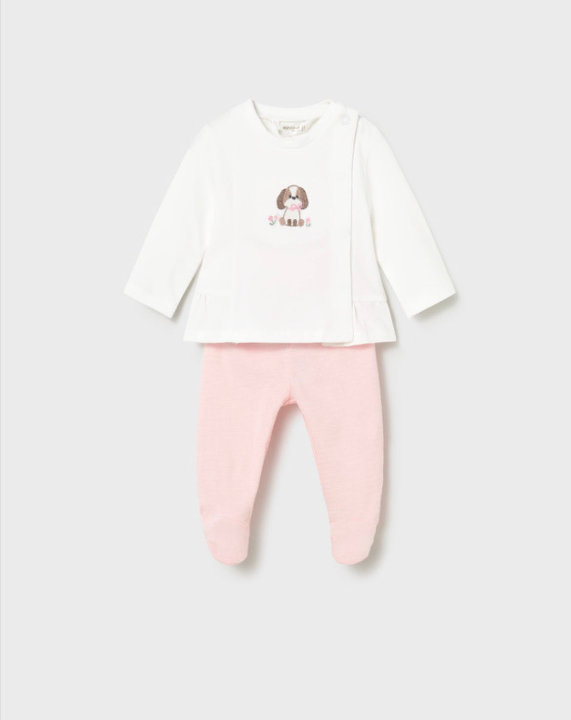 Mayoral Pink Puppy Trouser Set