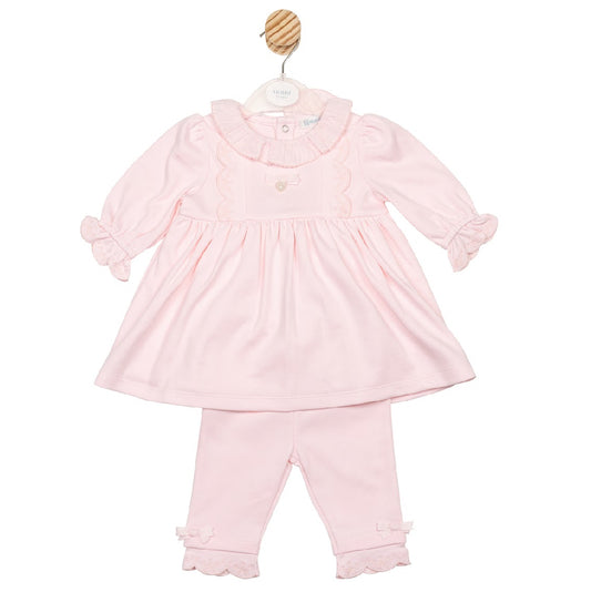 Mintini Pink Dress & Legging Set