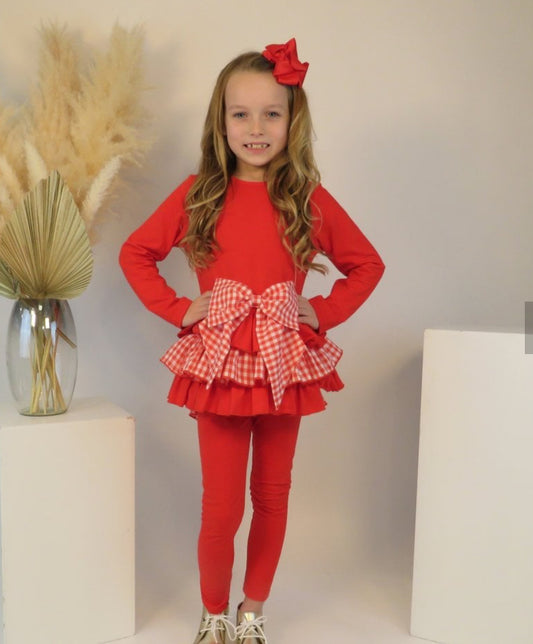 Harris Kids Red Bow Set