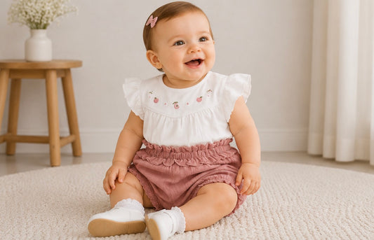 Mayoral Pink Bloomer Set
