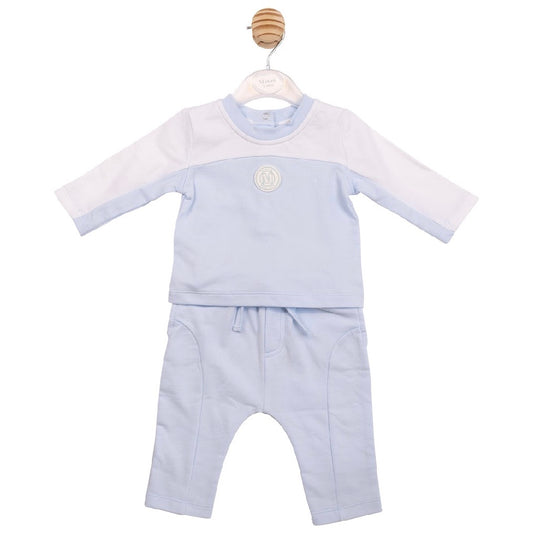 Mintini Blue & White Trouser Set