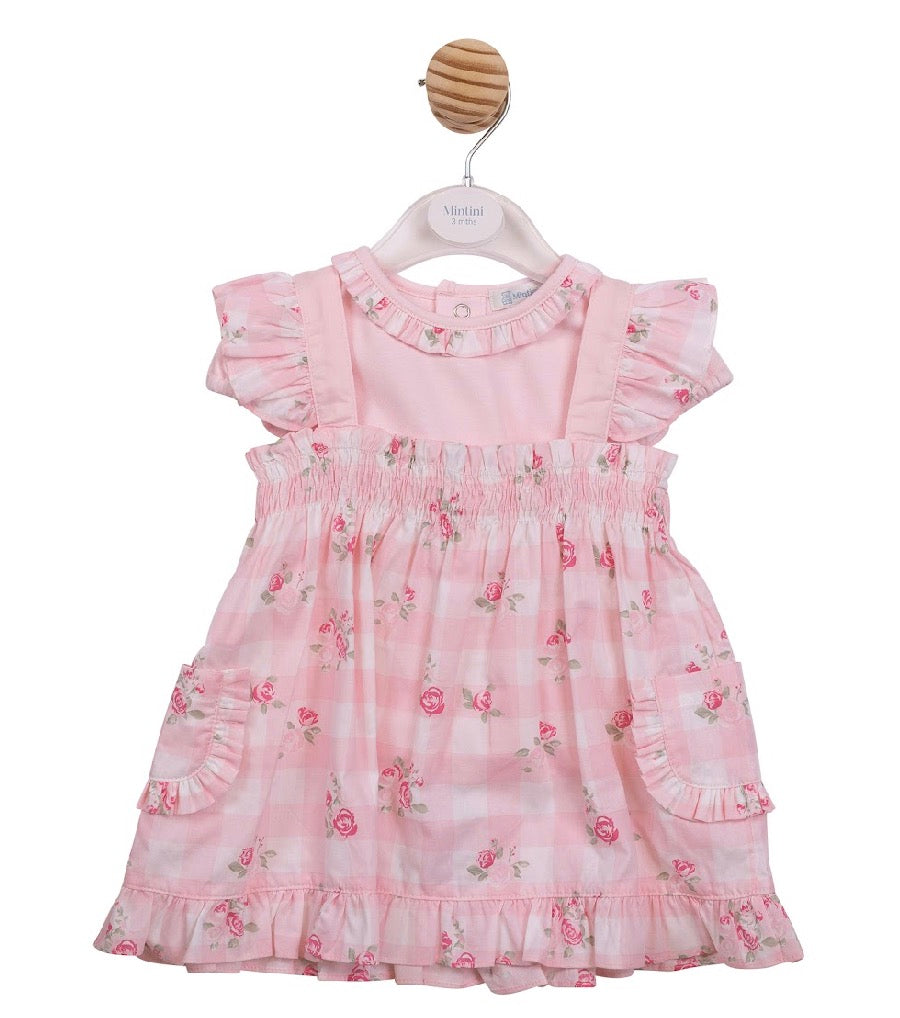 Mintini Pink Floral Sundress