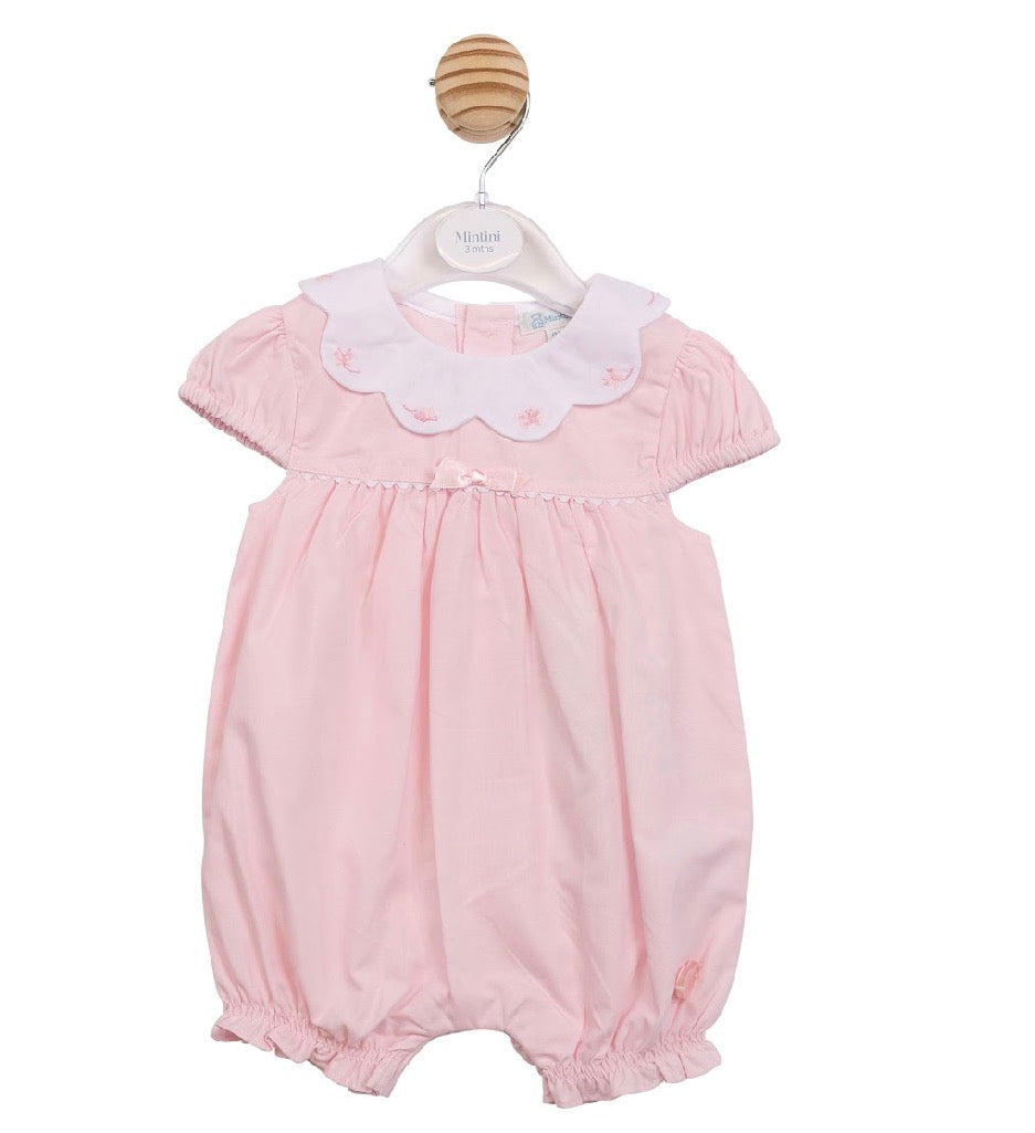 Mintini Pink Frill Romper