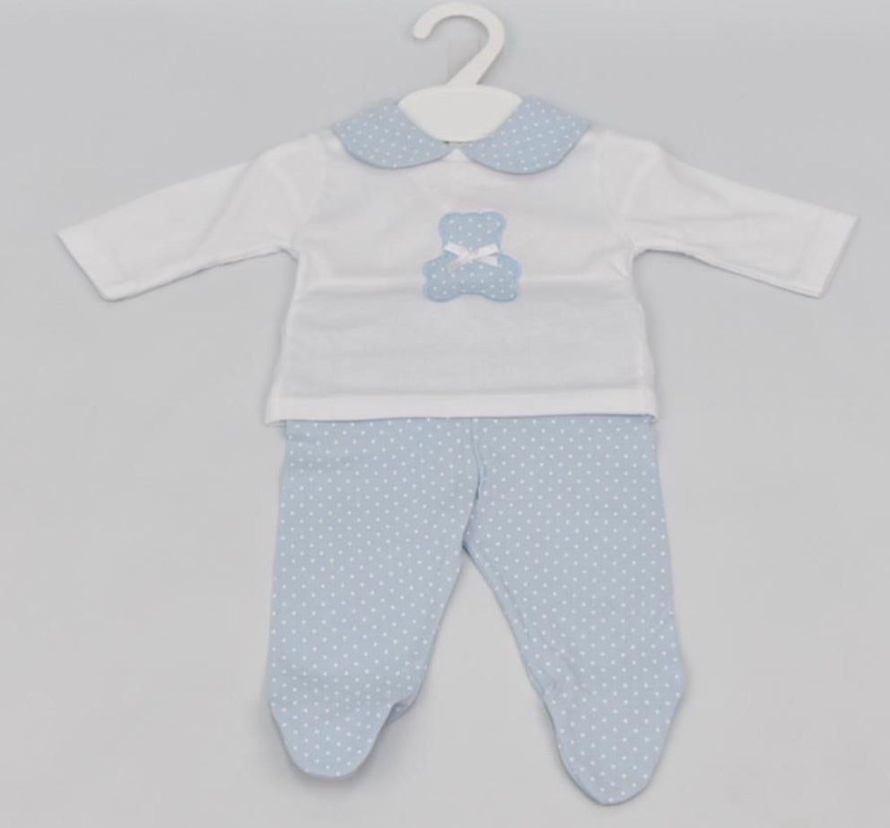 Blue Bear Trouser Set