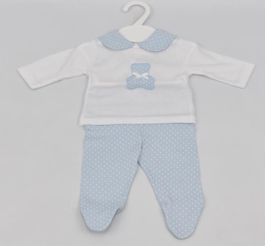 Blue Bear Trouser Set