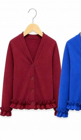 Burgundy Cardigan