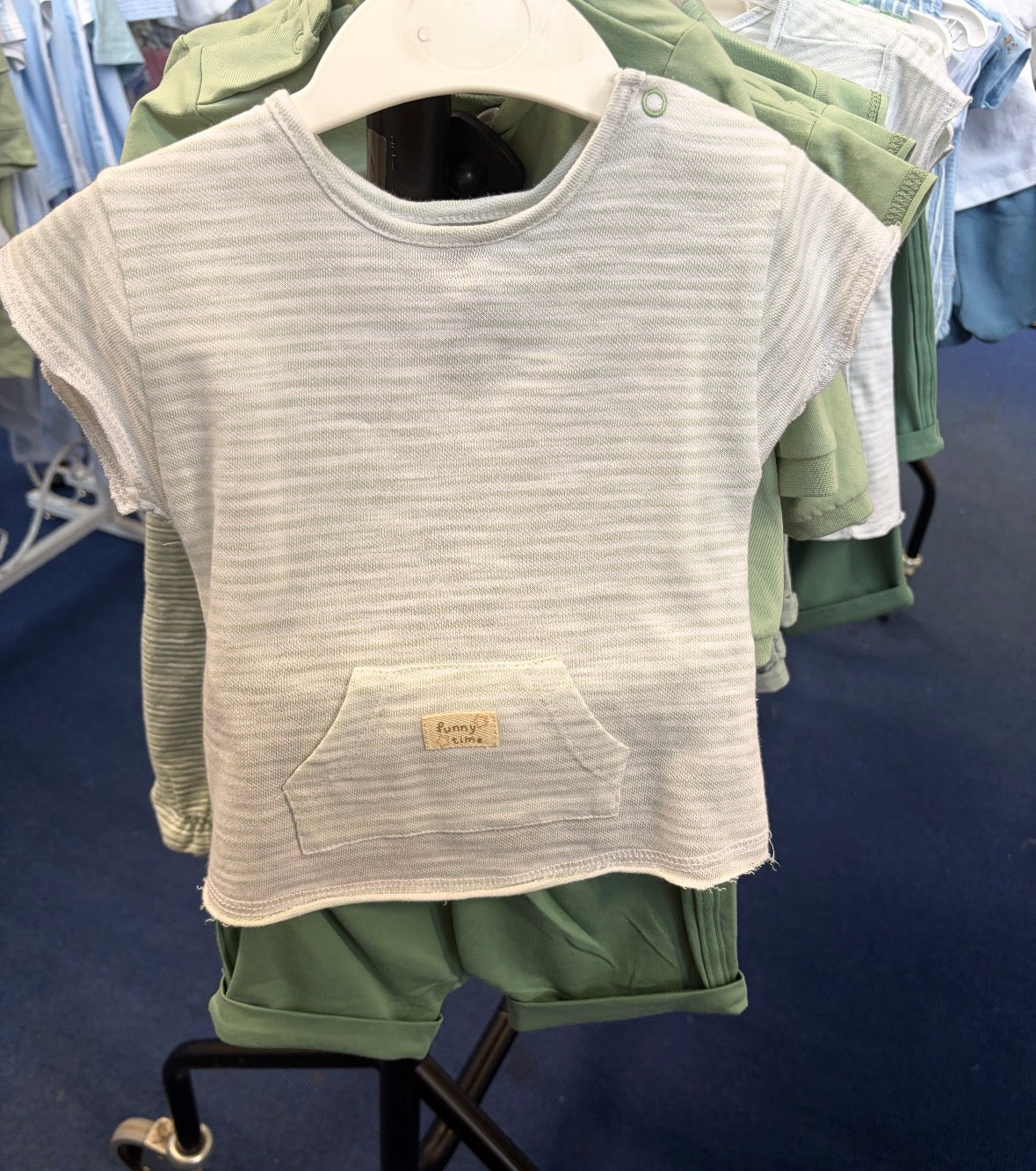 Mayoral sage Green short set