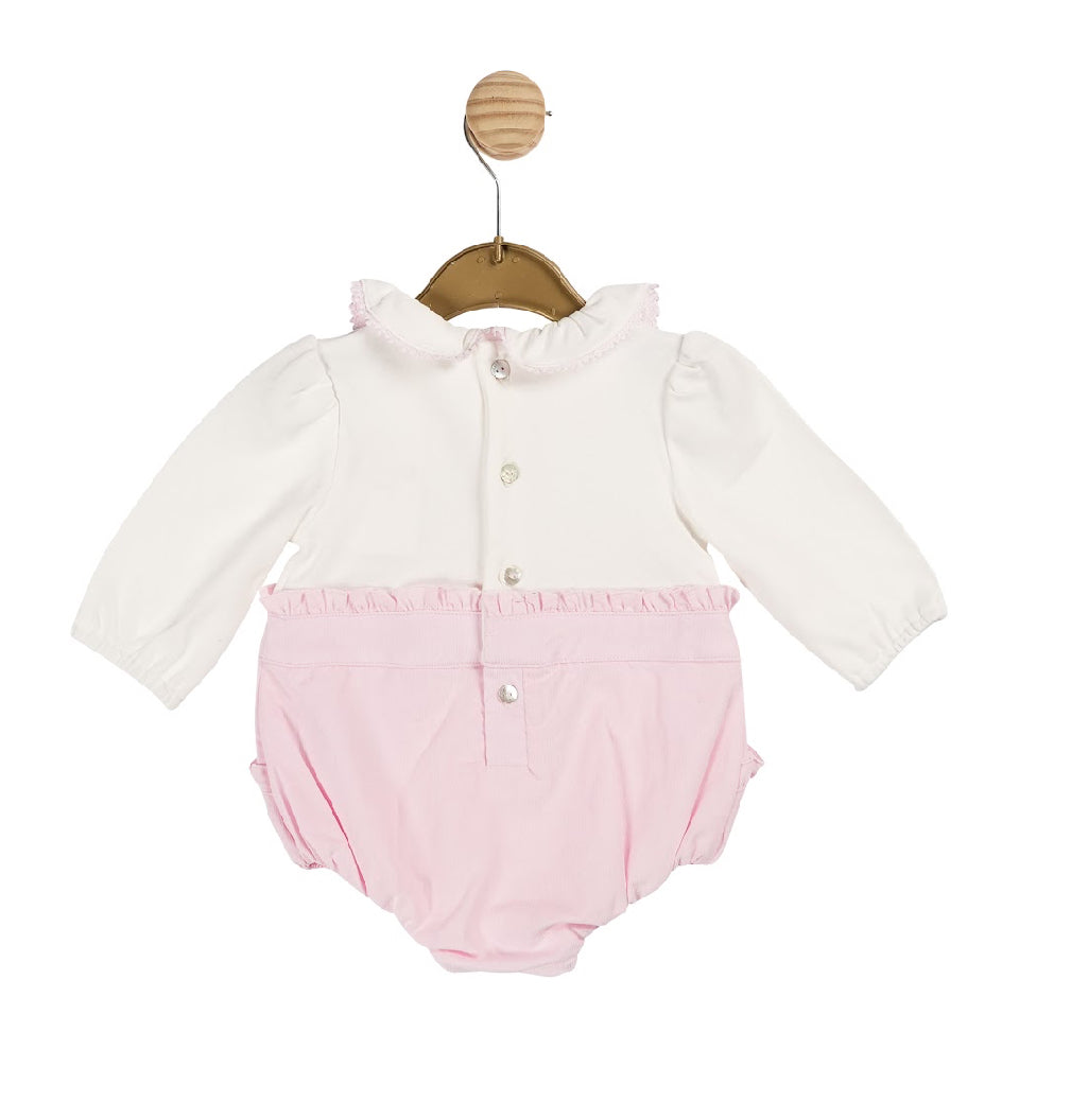 Mintini Pink Frill Romper