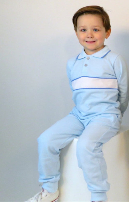 Harris Kids Blue Tracksuit Polo