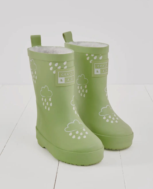 Grass & Air Green Wellies